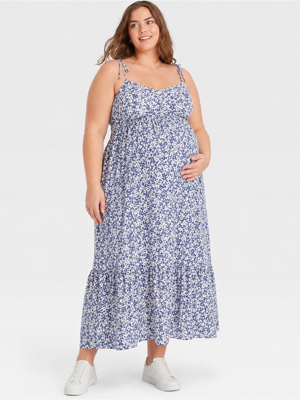 The Nines by HATCH Floral maternity dress